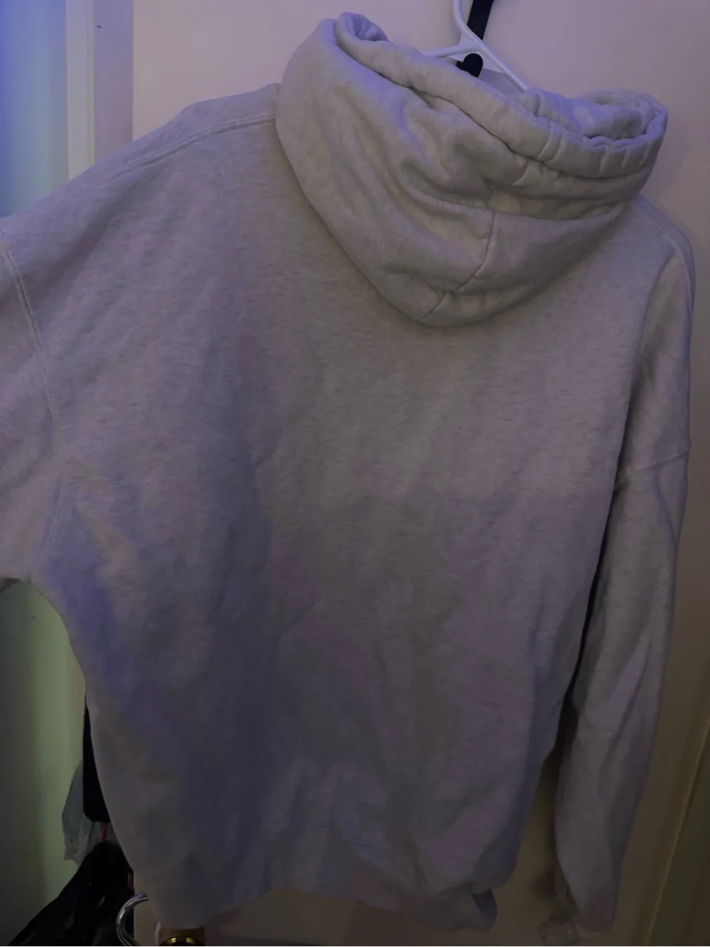 Brandy Melville Light Gray Pullover Hoodie